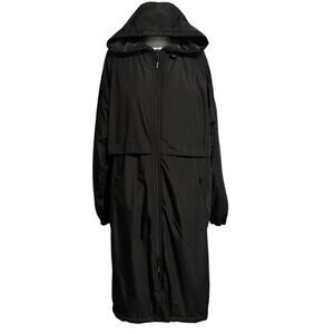 NWOT Sporti Comfort Fleece Lined Swim Parka Black Unisex XS